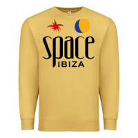 Antique Gold Space Ibiza Premium Sweatshirt - linhVisuals