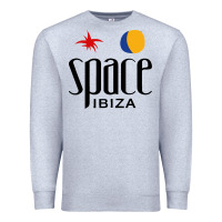 Heather Grey Space Ibiza Premium Sweatshirt - linhVisuals