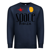 Navy Space Ibiza Premium Sweatshirt - linhVisuals