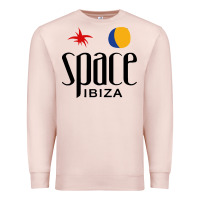 Pale Pink Space Ibiza Premium Sweatshirt - linhVisuals