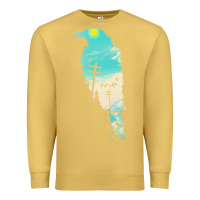 Antique Gold raven t  shirt the raven t  shirt Premium Sweatshirt - linhVisuals