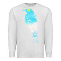 Oatmeal Heather raven t  shirt the raven t  shirt Premium Sweatshirt - linhVisuals