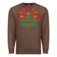 Chestnut swedish dala horse folk art t shirt Premium Sweatshirt - linhVisuals