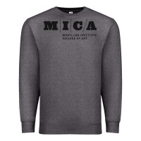 Charcoal Heather Maryland Institute College of Art Premium Sweatshirt - linhVisuals