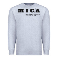 Heather Grey Maryland Institute College of Art Premium Sweatshirt - linhVisuals