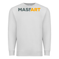 Dove Grey Massachusetts College of Art and Design Premium Sweatshirt - linhVisuals