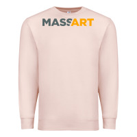 Pale Pink Massachusetts College of Art and Design Premium Sweatshirt - linhVisuals