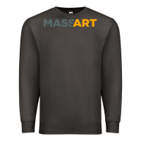 Smoke Massachusetts College of Art and Design Premium Sweatshirt - linhVisuals