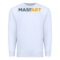 White Massachusetts College of Art and Design Premium Sweatshirt - linhVisuals