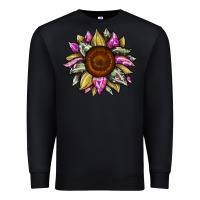 Black sunflower camouflage Premium Sweatshirt - JahusDesignShop