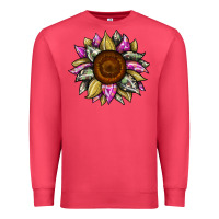 Cardinal sunflower camouflage Premium Sweatshirt - JahusDesignShop