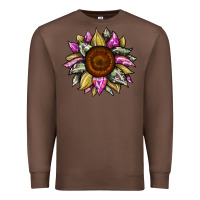 Chestnut sunflower camouflage Premium Sweatshirt - JahusDesignShop