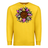 Lemon sunflower camouflage Premium Sweatshirt - JahusDesignShop
