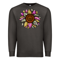 Smoke sunflower camouflage Premium Sweatshirt - JahusDesignShop