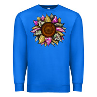 True Royal sunflower camouflage Premium Sweatshirt - JahusDesignShop