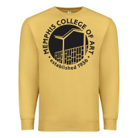Antique Gold Memphis College of Art Premium Sweatshirt - linhVisuals