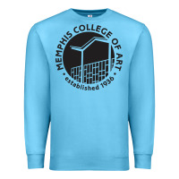 Ocean Blue Memphis College of Art Premium Sweatshirt - linhVisuals