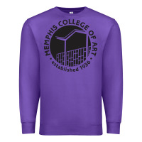 Purple Memphis College of Art Premium Sweatshirt - linhVisuals