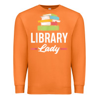 Carrot womens funny library lady librarian library assistant t shirt Premium Sweatshirt - linhVisuals