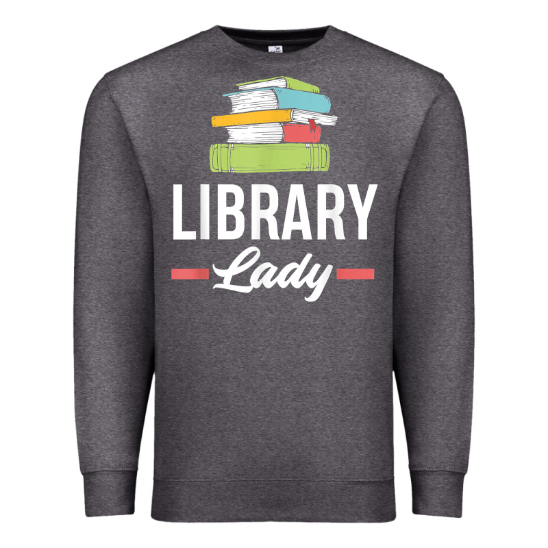 Womens Funny Library Lady Librarian Library Assistant T Shirt Premium Sweatshirt by linhVisuals | Teevron