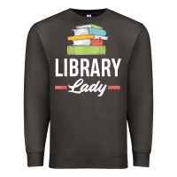 Smoke womens funny library lady librarian library assistant t shirt Premium Sweatshirt - linhVisuals