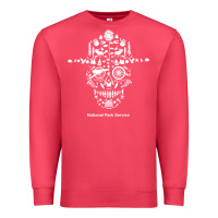 Cardinal national park service, skull animals hiking camping eliments t shirt Premium Sweatshirt - linhVisuals