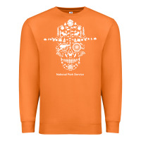 Carrot national park service, skull animals hiking camping eliments t shirt Premium Sweatshirt - linhVisuals