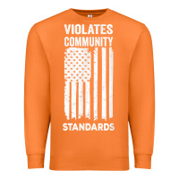 Carrot violates community standards apparel community t shirt Premium Sweatshirt - linhVisuals