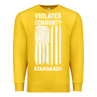 Lemon violates community standards apparel community t shirt Premium Sweatshirt - linhVisuals