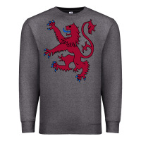 Charcoal Heather lion rampant of scotland, royal banner, royal arms, scottish pride Premium Sweatshirt - linhVisuals