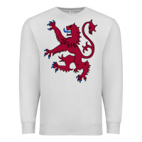 Dove Grey lion rampant of scotland, royal banner, royal arms, scottish pride Premium Sweatshirt - linhVisuals