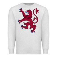 Oatmeal Heather lion rampant of scotland, royal banner, royal arms, scottish pride Premium Sweatshirt - linhVisuals