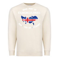 Sandshell what part of eyjafjallajökull don't you understand raglan baseball te Premium Sweatshirt - linhVisuals