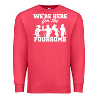 Cardinal we're here for the foursome funny sarcasm golf lover golfer t shirt Premium Sweatshirt - linhVisuals
