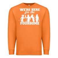 Carrot we're here for the foursome funny sarcasm golf lover golfer t shirt Premium Sweatshirt - linhVisuals