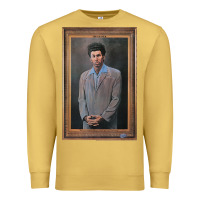 Antique Gold seinfeld the kramer portrait t shirt Premium Sweatshirt - linhVisuals