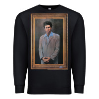 Black seinfeld the kramer portrait t shirt Premium Sweatshirt - linhVisuals