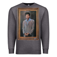 Charcoal Heather seinfeld the kramer portrait t shirt Premium Sweatshirt - linhVisuals