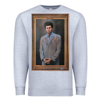 Heather Grey seinfeld the kramer portrait t shirt Premium Sweatshirt - linhVisuals