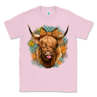 Bubblegum Pink fall highland cow Classic Tee - Jasminsmagicworld