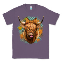 Lavender fall highland cow Classic Tee - Jasminsmagicworld