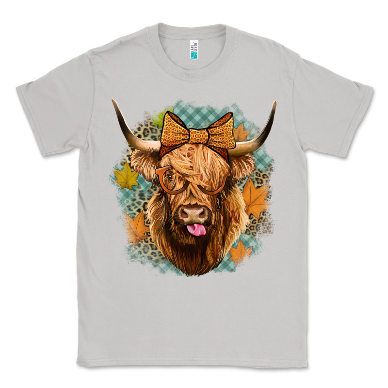 Fall Highland Cow Classic Tee by Jasminsmagicworld | Teevron