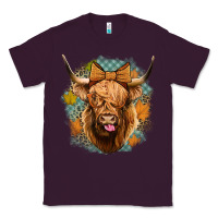Plum fall highland cow Classic Tee - Jasminsmagicworld