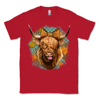 Red fall highland cow Classic Tee - Jasminsmagicworld