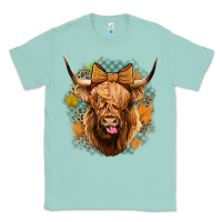 Seafoam fall highland cow Classic Tee - Jasminsmagicworld