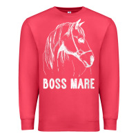 Cardinal womens boss mare horseback riding equestrians men horse women gift v n Premium Sweatshirt - linhVisuals