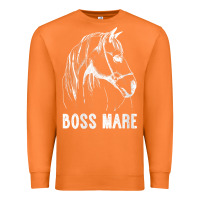 Carrot womens boss mare horseback riding equestrians men horse women gift v n Premium Sweatshirt - linhVisuals