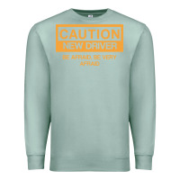Seafoam caution new student driver funny Premium Sweatshirt - linhVisuals