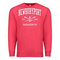 Cardinal newburyport ma vintage crossed oars & boat anchor sports t shirt Premium Sweatshirt - linhVisuals