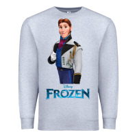 Heather Grey hans frozen Premium Sweatshirt - linhVisuals